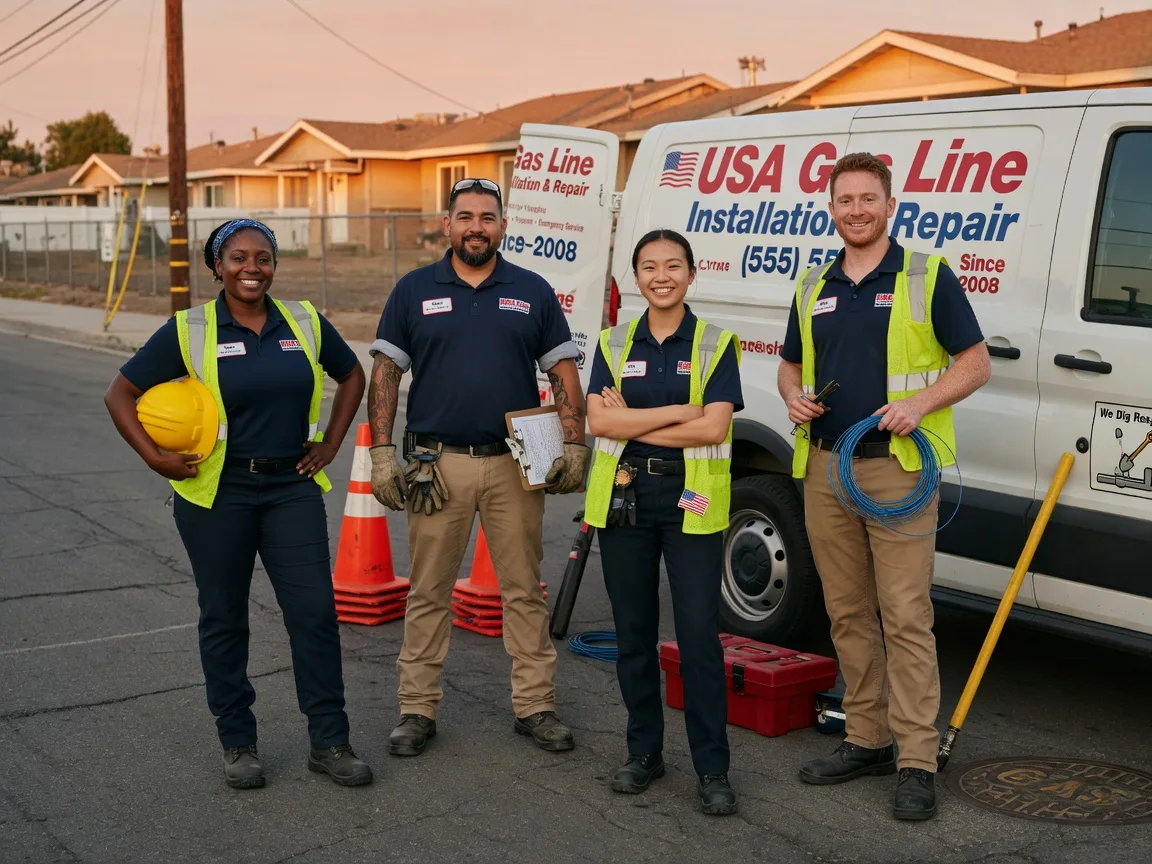 Gas Line Installation company in Drums, PA
